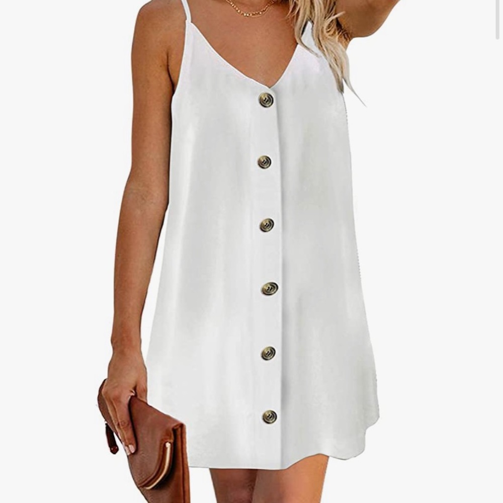 NEW WHITE TANK DRESS